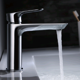 PANDA BASIN MIXER IN CHROME