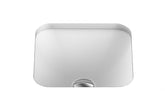 DONOUR Gloss or Matte White Solid Surface Under-Counter Basin
