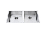 BUILDERS Handmade Kitchen Sink In Chrome Available In 730 x 450 x 200mm And 870x440x200mm