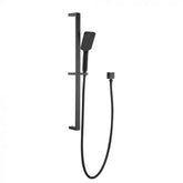 Quadro Premium Multifunction Sliding Shower On Rail In Black