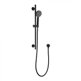 Perfect Rund Multifunction Sliding Shower On Rail In Black