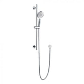 Perfect Rund Multifunction Sliding Shower On A Rail in Chrome