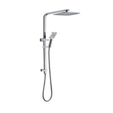 QUADRO PREMIUM Shower With Over head Rain Shower In Chrome, Matte Black, Brushed Nickel And Brushed Gun Metal