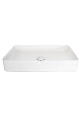 INO Gloss White Ceramic Basin In 610 W x 110 H x 350 mm