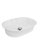 TAN Gloss White Ceramic Basin 550Wx 125 H x 385 MM