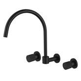 DANCE 1/4 TURN WALL SINK SET IN CHROME, MATTE BLACK & BRUSHED NICKEL