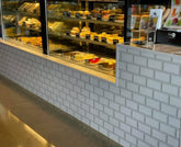 SUBWAY White Tile – Gloss Shower Wall 2400x1000x10mm