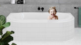CAVAL Inset Bath or Spa Bath With Sizes 1800 mm And 12/14//18 Flush Jets