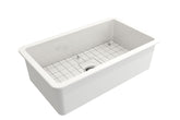 TURNER HASTINGS Cuisine 81 x 48 Inset / Undermount Fine Fireclay Sink