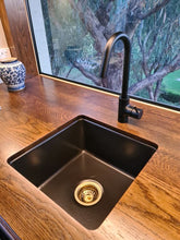 Cuisine 46 x 46 Inset / Undermount Fine Fireclay Matte Black Sink