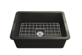 Turner Hastings CU68FS-MB Cuisine 68 x 48 INSET/UNDERMOUNT FINE FIRECLAY MATTE BLACK SINK