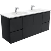 MILAN Fingerpull 1500 Double Bowl Wall-Hung Vanity