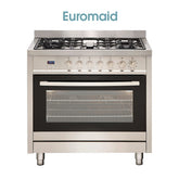 EUROMAID GE9SS 90cm Stove/Cooker ? Electric Oven & Gas Cooktop