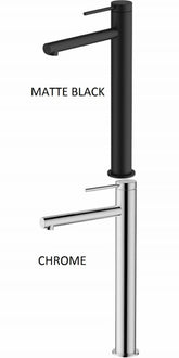 VENICE Chrome Straight Tower Basin Mixer