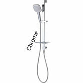 MONACO Chrome Hand Shower With Rail IN Chrome, Matte Black, And Brushed Nickel