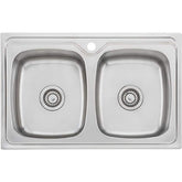 ENDEAVOUR Double Bowl Universal Sink In 878x575x226mm