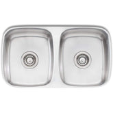 ENDEAVOUR Double Bowl Undermount Sink In 770x460x190mm