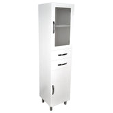 Unicab? Tallboy, Solid Doors , 1 Glass Panel Door & 2 Drawers