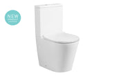 COMPACT RIMLESS CLEANFLUSHING BTW TOILET SUITE SHORT PROJECTION