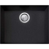 FLORENCE Black Large Bowl Undermount Sink In 530x405x200mm