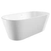 Austin Freestanding Acrylic Bath with Overflow, 1700mm