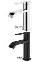 BARCELONA Basin Mixer in Chrome and Matte Black