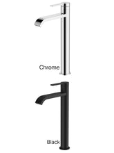 BARCELONA Tower Basin Mixer in Chrome and Matte Black