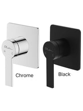 BARCEIONA Wall Mixer in Chrome and Matte Black