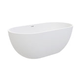 Nero Solid Surface Bath, 1400mm