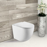 COCO Matte White Or Matte Black Wall-Faced Toilet Suite