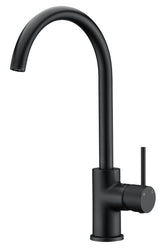 KALI GOOSE NECK SINK MIXER IN MATTE BLACK
