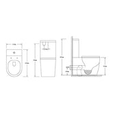 NOVA Wall Faced Toilet Suite