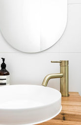 Meir PICCOLA Basin Mixer Tap In Chrome - Matte Black - Tiger Bronze - Champagne - Brushed Nickel