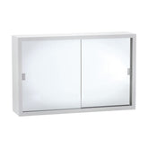 600 Metal Cabinet with Glass Mirror Doors,Acrylic Mirror Doors