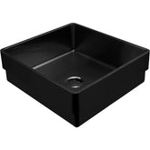 MILAN Rectangular Stainless Steel Inset Basin Black In Copper Available In 400x370x130mm