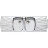 MONET Double Bowl Topmount Sink with Double Drainer n 1567x567x237mm
