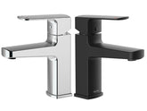 QUE Basin Mixer Chrome,Black