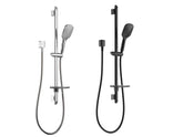 QUE II Single Spray Slide Shower Chrome,Black
