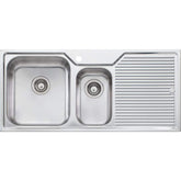 NU-PETITE 1&1/2 Bowl Topmount Sink With Drainer In LHB OR RHB Available In 1267x567x237mm