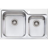 NU-PETITE 1&3/4 Bowl Topmount In LHB Or RHB Available In 878x575x226mm