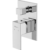 PRAGUE Chrome Wall Mixer With Diverter Favourite