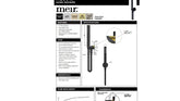 Meir ROUND Hand Shower On Fixed Bracket In Chrome - Matte Black - Tiger Bronze - Champagne - Brushed Nickel
