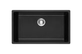 Bellevue Large Rectangular Sink Matte Black, Matte White