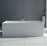 Quadro Free Standing Multifit Square corner Bathtub 1000mm 1200mm 1300mm 1400mm 1500mm 1700mm