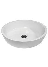 ESORT Ceramic Basin In Gloss White And Matte Black In 435 w x 120 H MM