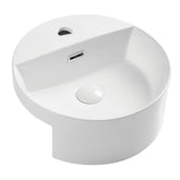 Reba Semi-Recessed Basin, No Tap Hole