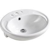 DINIKU Semi-Recessed Basin, 3 Tap Holes