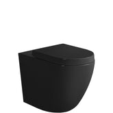 COCO Gloss White Or Matte Black Wall-Faced Toilet Suite