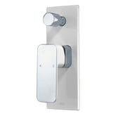 SETU WALL MIXER WITH DIVERTER IN WHITE AND CHROME