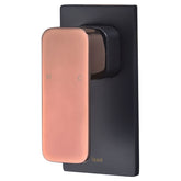 SETU WALL MIXER IN MATTE BLACK AND ROSE GOLD